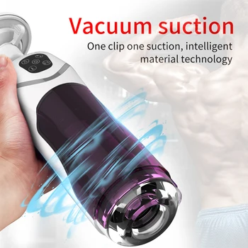 Full Automatic Piston Telescopic Rotation Male Masturbator Cup Adult Sex Toys Real Vagina Sucking Vibrator Handsfree Sex Machine 5