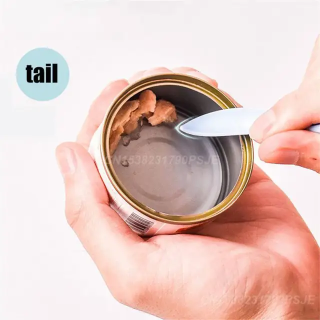 Pet Can Cover Reusable Fresh-keeping Spoon Silicone Pet Jar Lid Can Lid Soft Dogs And Cats Silicone Can Cover Portable Food Seal 2