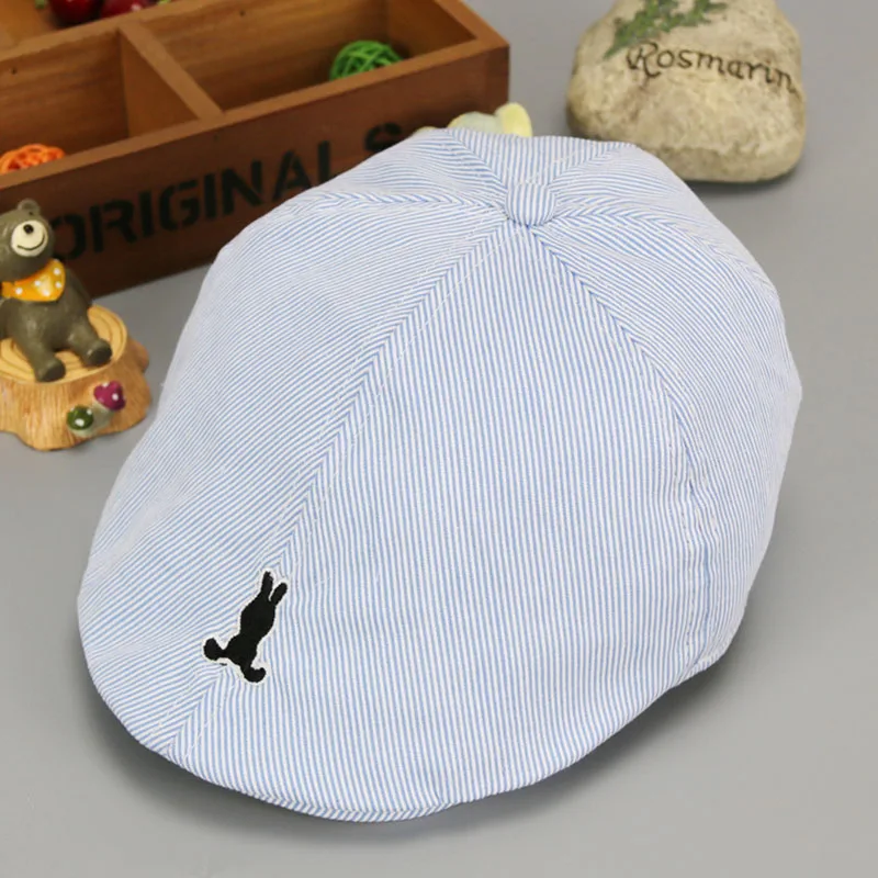 Fashion Baby Hat Retro Classic Kids Beret Striped Cotton Spring Autumn Baby Boy Girl Caps Children Beret Hat baby hat kids caps
