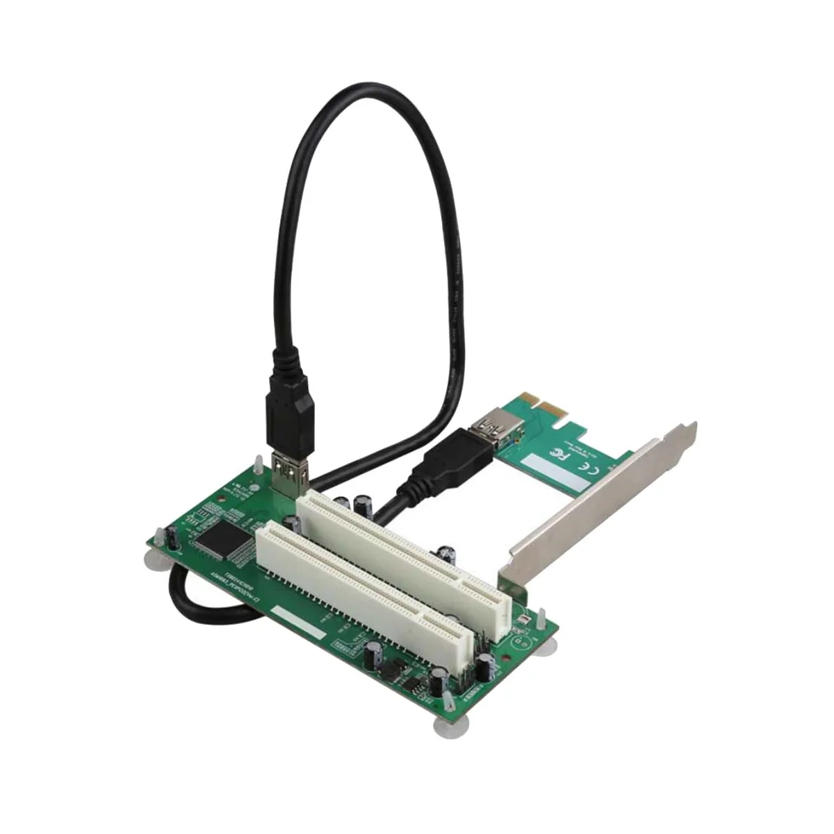 

PCI-Express PCI-E для настольного компьютера, адаптер Pci-E для двух PCI слотов PCI, расширенная карта USB 3,0, переходник для карт