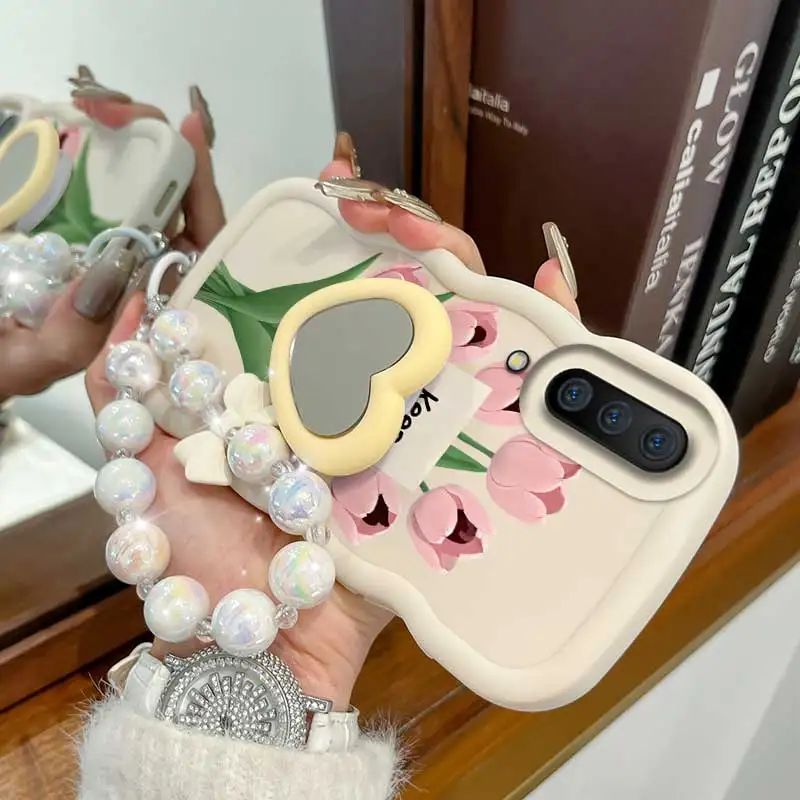 Stay Happy Phone Case Set with Lanyard and Stand - 3 Piece Set