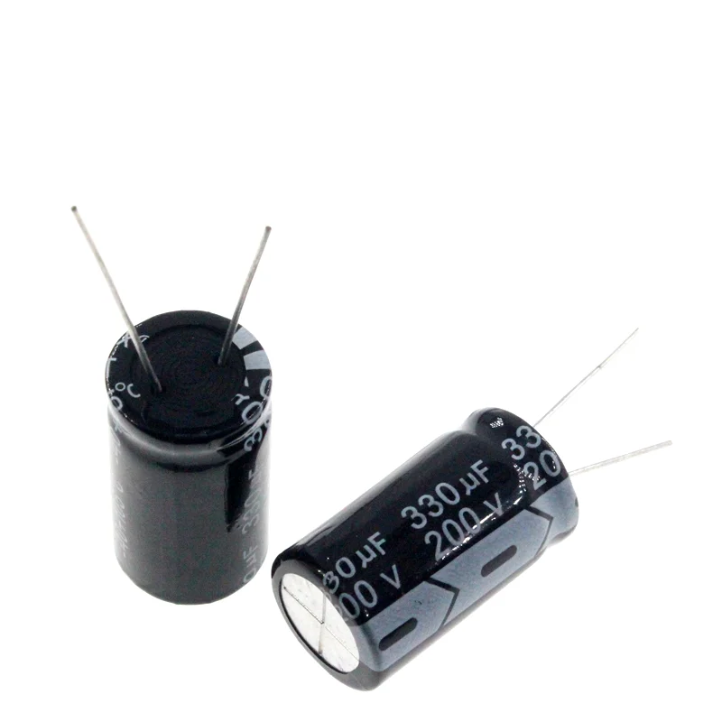 5pcs 330uF 200V 330MFD 200Volt Aluminum Electrolytic Capacitor 18*30mm Radial 330mf200v 330uf200v 200v330mf 200v330uf