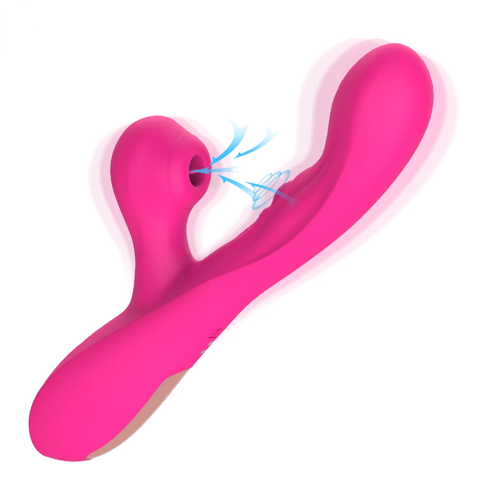 Rabbit G-spot Vibrator With Clitoris Stimulator For Women_voghion.com