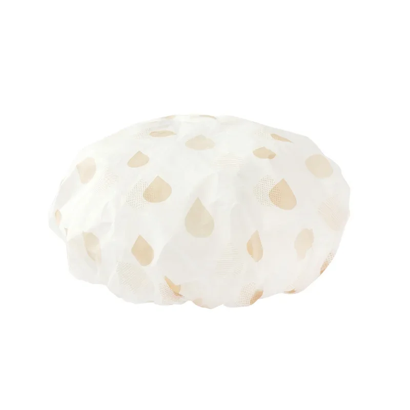 Shower Cap Bashroom Waterproof Thicken Elastic for Women Hair Salon
