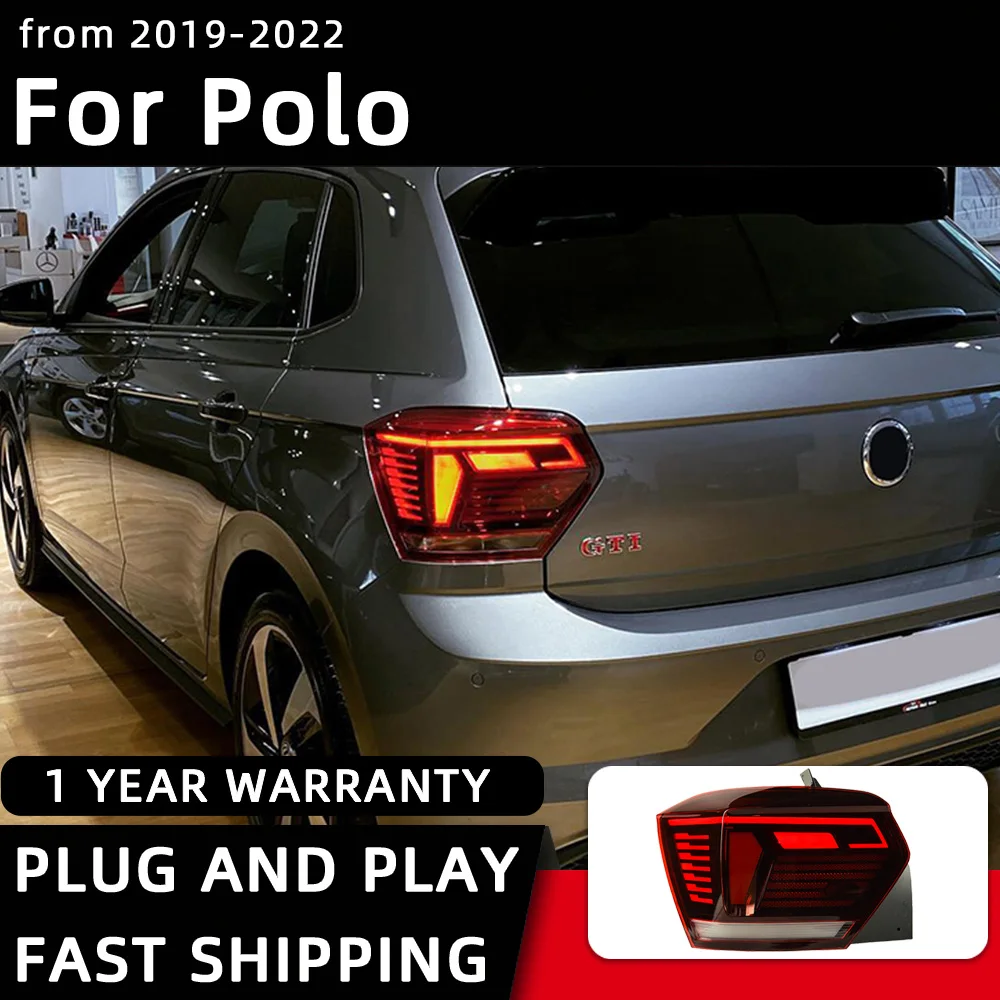 Car Styling Taillights For Vw Polo Led Tail 2019-2022 New Tail Lamp Drl Turn Signal Accessories - Car Headlight Assembly - AliExpress