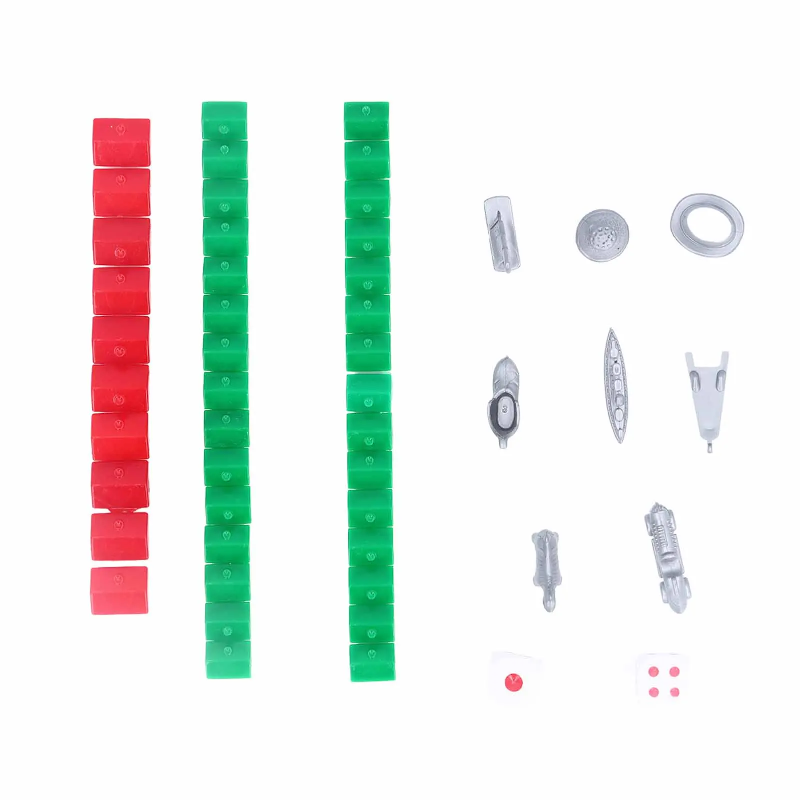 Board Game Replacement Pieces Plastic Houses for Monopoly Chess Pieces Supplement
