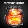 Smart touch screen home large capacity 5.5L air fryer Intelligent oven integrated French fries machine 4