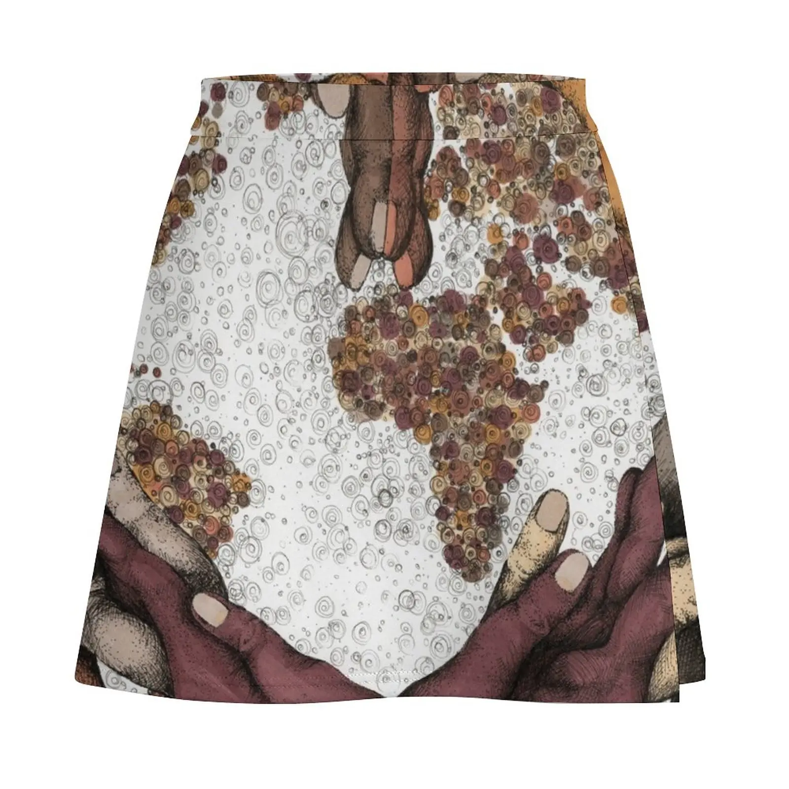 United Mini Skirt Korean clothing Skirt satin summer dress for women 2024