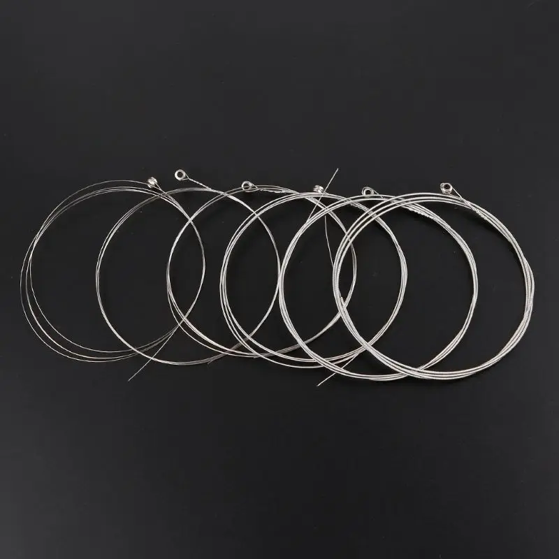 

Electric Guitar Strings Amola 008-038 Plated Steel Core Stainless Steel Nickel 1st-6th Strings Super Light Guitar String