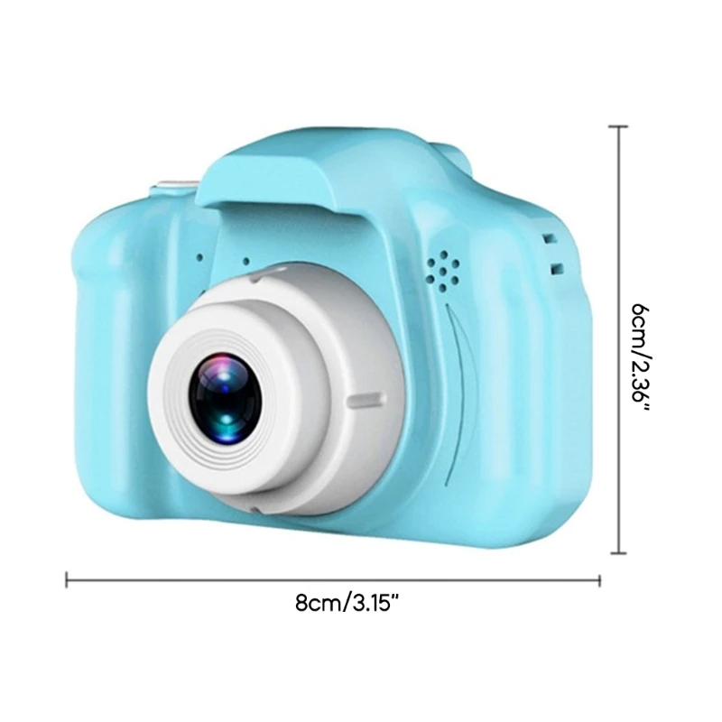 K1AA X2S Kids Camera 2inch Screen Digital Cameras 13Million Pixels Student Camera