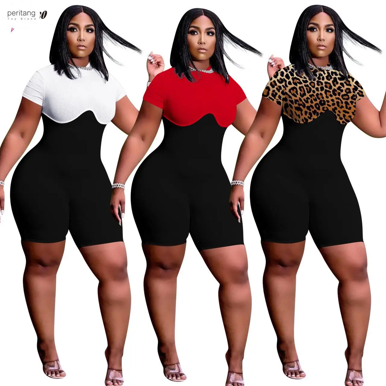 

Woman Elegant Clothes Clothing Casual Pleated Short Sleeve Jumpsuit For Women Female Romper Pants One-piece Bodysuit Overalls
