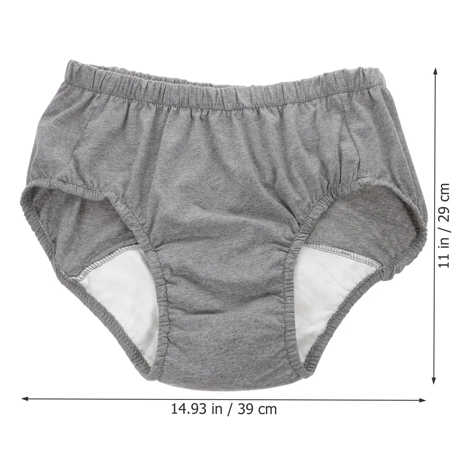 1PC Adult Incontinence Diaper Elderly Reusable Washable Nappy Cushion Cotton PVC Layer Urinary Diapers Random Color 3