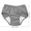 1PC Adult Incontinence Diaper Elderly Reusable Washable Nappy Cushion Cotton PVC Layer Urinary Diapers Random Color 3