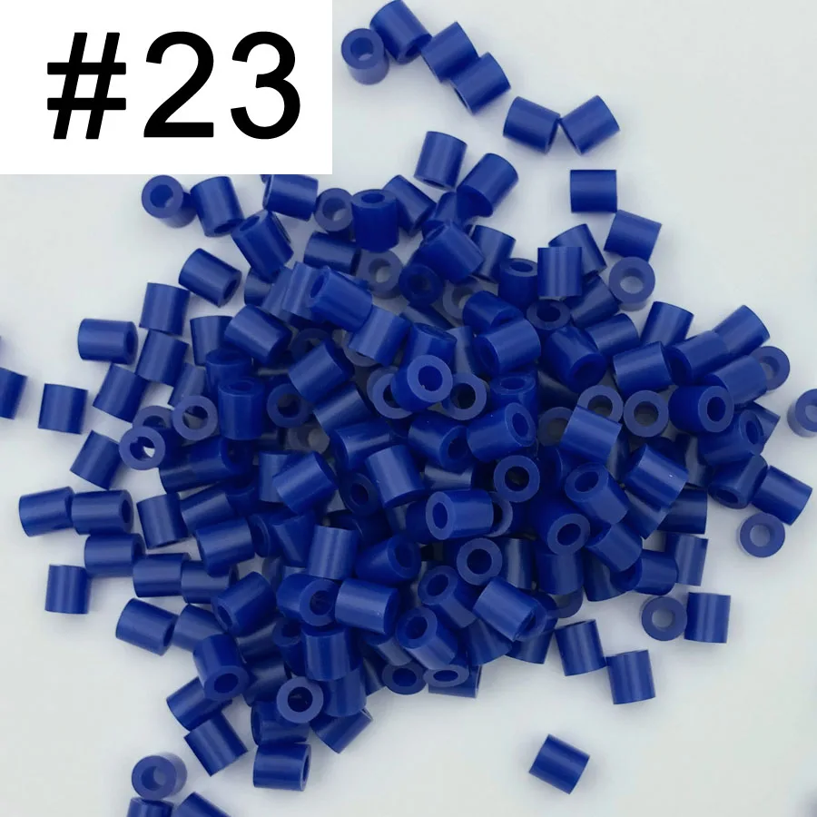 5mm 1000PCS Assorted Colored Hama Beads for Kids DIY Pixel Art and Puzzles