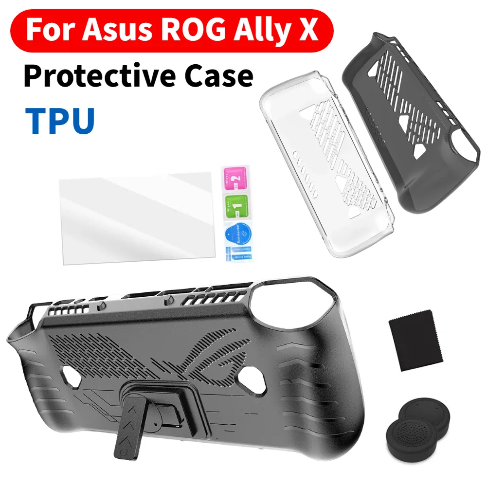 Shockproof TPU Protective Skin Case with Stand and Anti-Scratch All-Round Protection