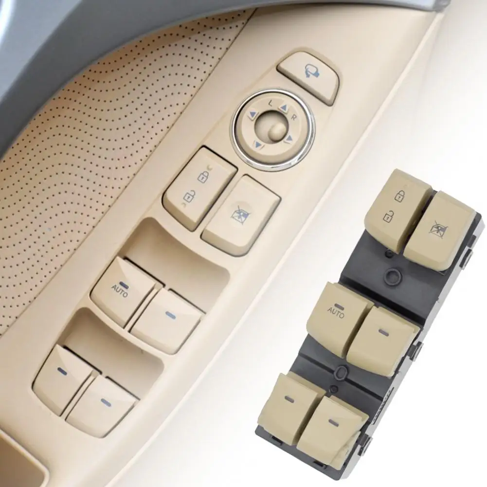 

Кнопка оконного переключателя, отличная замена, кнопка управления переключателем 93570-4V00 0, портативный автоматический оконный переключатель