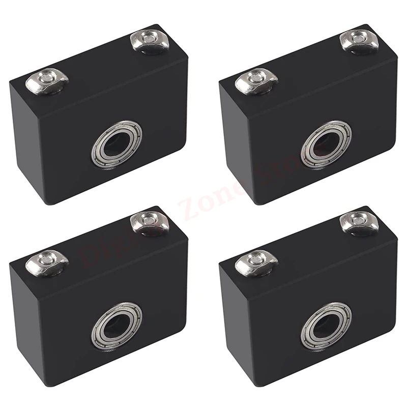 

4Pcs Upgrade Metal Z-Axis Leadscrew Top Mount Rod Bearing Holder for Creativity CR-10/10S Ender 3 Ender 3 Pro 3D Printer Parts