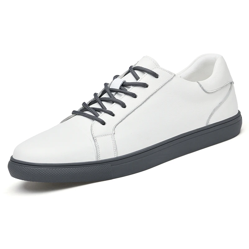 

Man Casual Shoes 2022 Autumn Fashion Leather Sneakers Zapatos De Hombre Mens White Footwear Boy Designer Flats Soft Mixed Colors