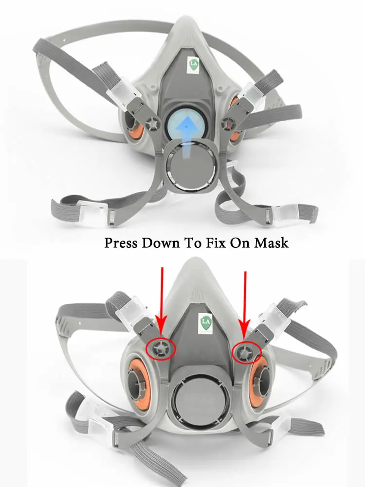 Gas Mask 6200 Half-face 5N11 Filters