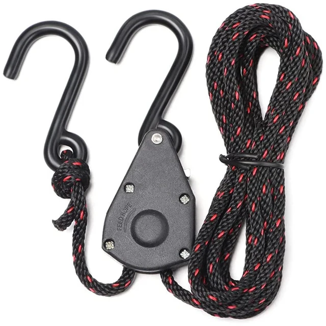 1/4 Inch Heavy Duty Adjustable Rope Clip  Adjustable Rope Hanging - 1/4  1/8 - Aliexpress