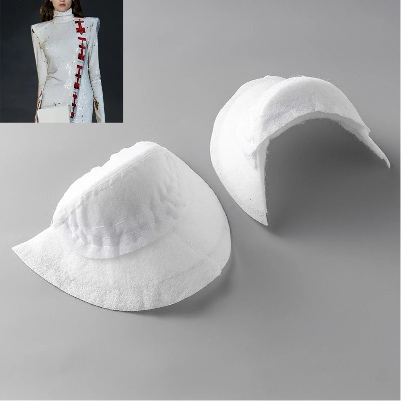 30mm 35mm 40mm Thicken Autumn Winter Suit Coat Tortoise Shaped Cotton Shoulder Pad Turtle Back Shoulder Liners Sew DIY Accessory shoulder pads