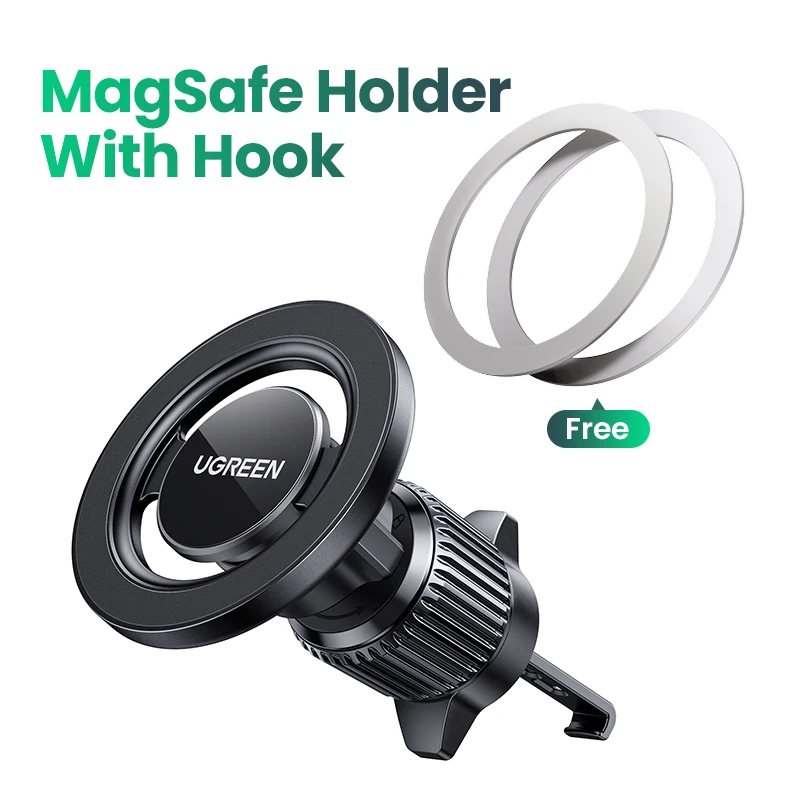 thumbnail image 1 of UGREEN Soporte magnético para teléfono de coche con ventilación de aire para iPhone 16, 15, 14 ProMax, Xiaomi y Samsung, 1 of 5