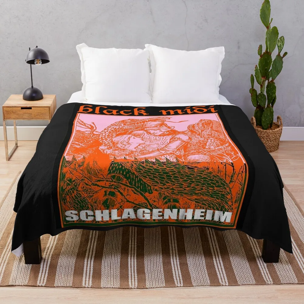 

top black midi band Throw Blanket Soft Plaid Summer christmas decoration Sofa Quilt valentine gift ideas Blankets
