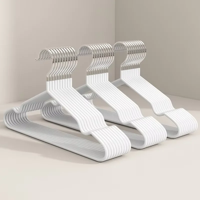 가정용 논마킹 옷걸이, 미끄럼 방지 건조용 옷걸이, 금속 두꺼운 옷걸이, 수납용..