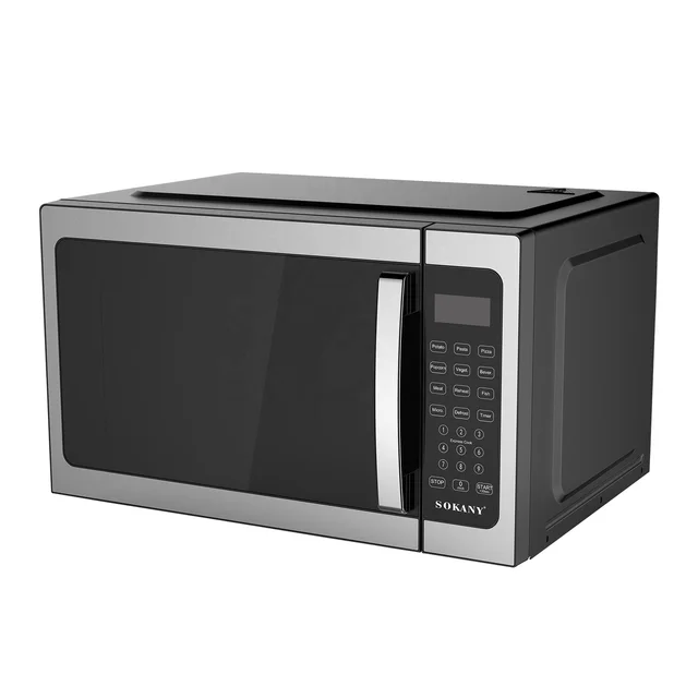 Forno a microonde Forno a microonde multifunzione a onde luminose integrato 42L Grande capacità Riscaldamento per ufficio Avanti Cottura Fast Food 6
