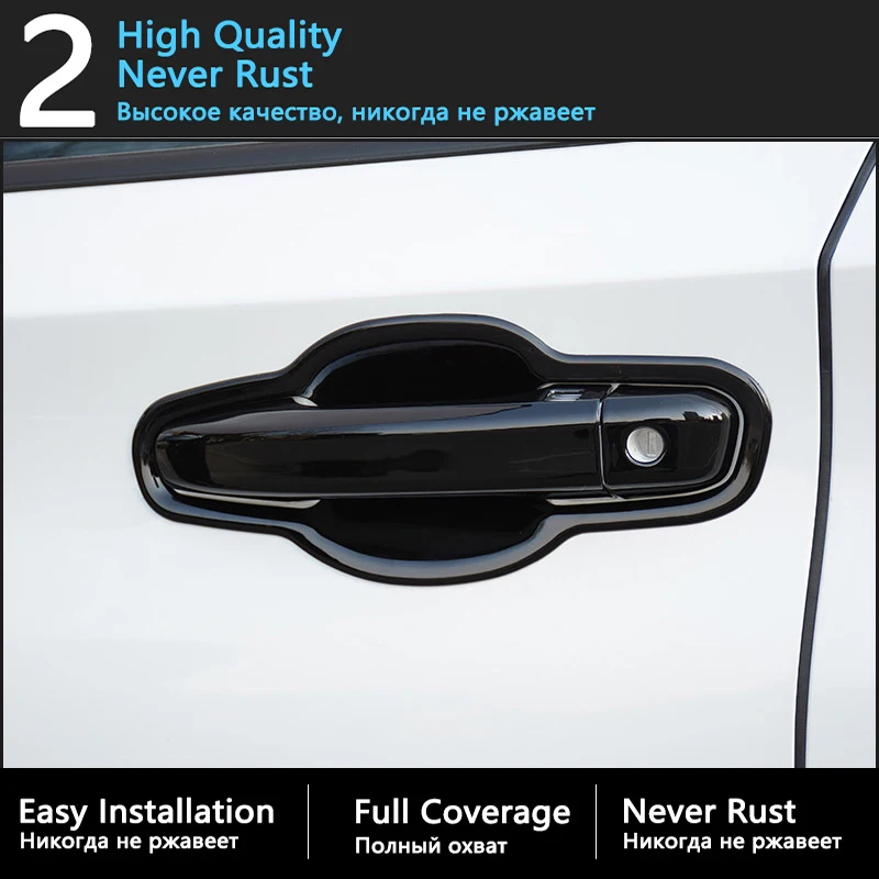 Gloss Black Door Handle Covers Trim For VW Volkswagen Skoda Fabia  Accessories 2022 MK4 IV 4 2021 2023 Protector Car Accessories - AliExpress