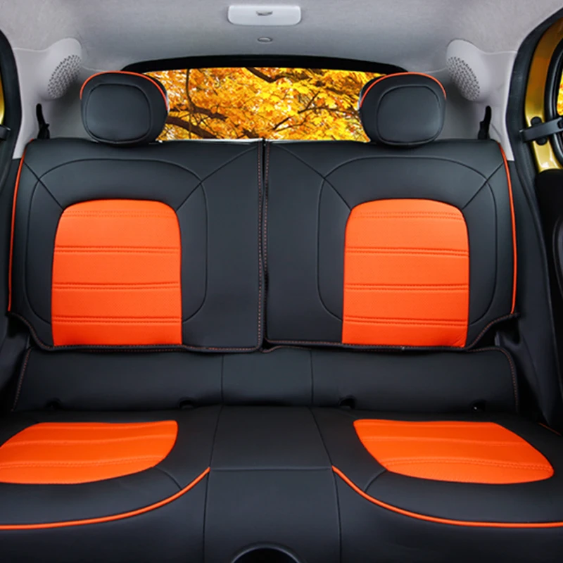 Smart 453 Fortwo 2015-Car Seat Cover Four Seasons Breathable Cushion Decoration Interior Styling Accessories car seat covers car seat cushion gel seat cushion car seat protective cover