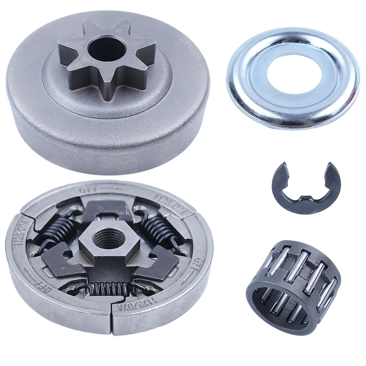 

Цепная пила 3/8 "-7T, цилиндр сцепления, звездочка, подшипник, комплект для Stihl MS391 MS311, запасные части с игольчатым подшипником, детали сцепления
