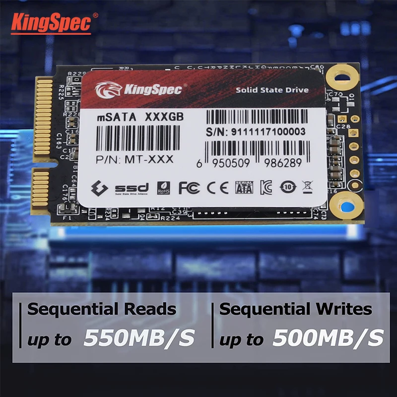 KingSpec 2To MSATA SSD – Ouvert Mais Jamais Utilisé – Neuf Dans Son Emballage