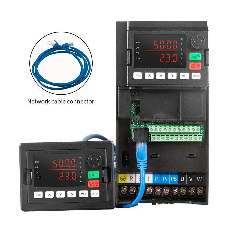 SU800 220Vto380V VFD0.75KW/1.5KW/2.2KW/3.7KW/5.5KW 1phase to3 phase output Variable Frequency Drive Motor Speed Control Inverter