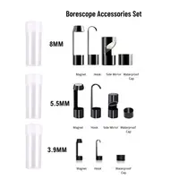 Hook Magnet Side View Mirror Protective Cap Set for 5.5mm 8mm Lens Endoscope Camera Borescope Accessories with Screw Thread 1