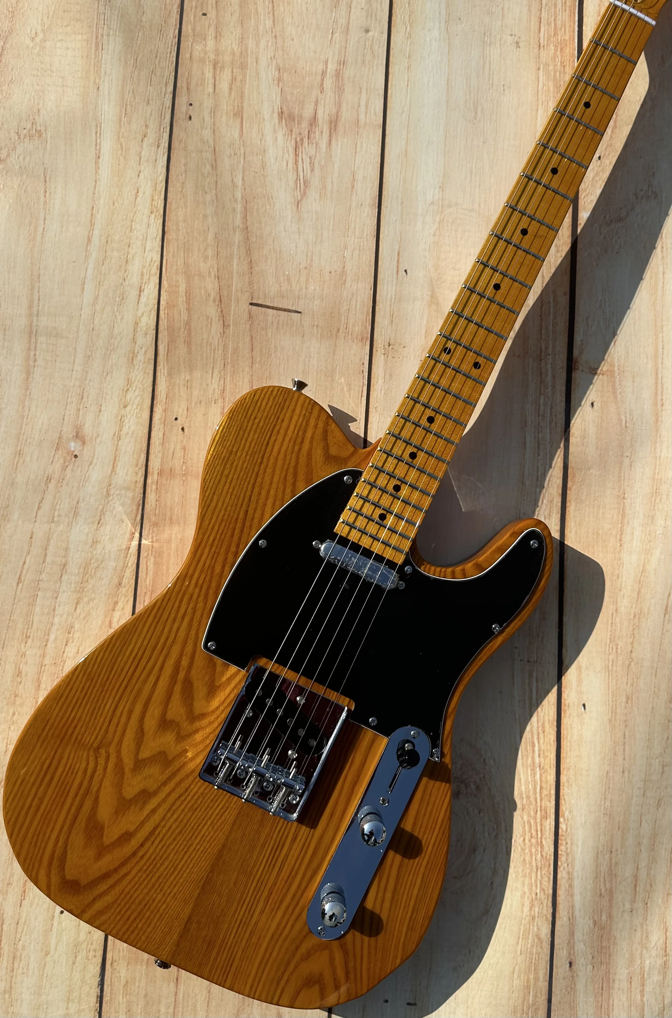 

Гитары TELE ash wood solid body, Alder body,Telecaste-r OEM электрогитара