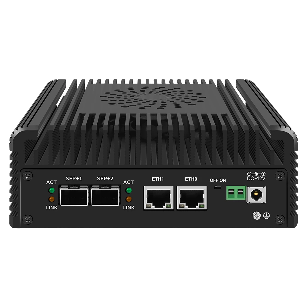 2x10G SFP+ 12th Intel i3 N305 N100 Firewall Router Mini PC 2xi226-V 2.5GAES-NI 2xNVMe 2xHD DDR5 ESXI MiniPC NAS Server Proxmox mini pc