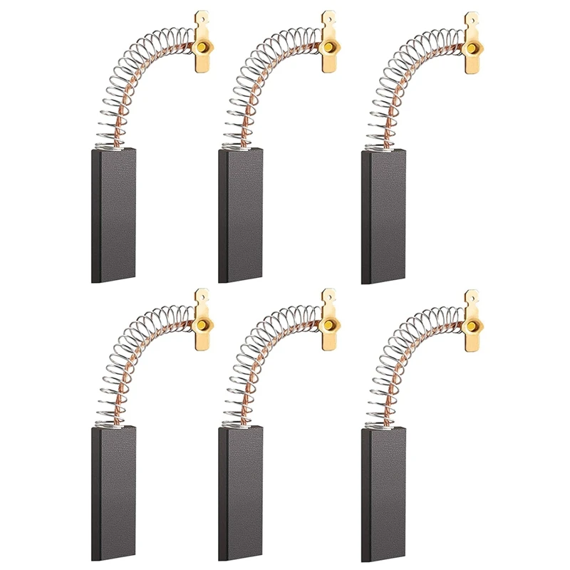 Retail 6 Pack Carbon Brushes Compatible With Washing Machine Motor
