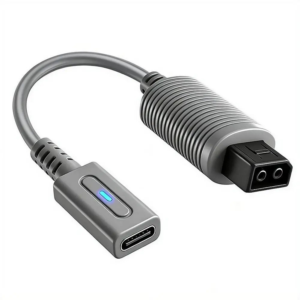 45W PD 타입 C 케이블 Wii 컨트롤러용 충전 어댑터 USB C LED 변환..