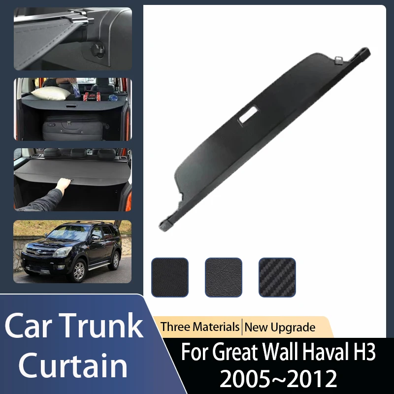 

Fits For Great Wall Hover Haval H3 2005~2012 Car Rear Trunk Curtain Covers Security Luggage Rack Partition Cargo Car Accessories