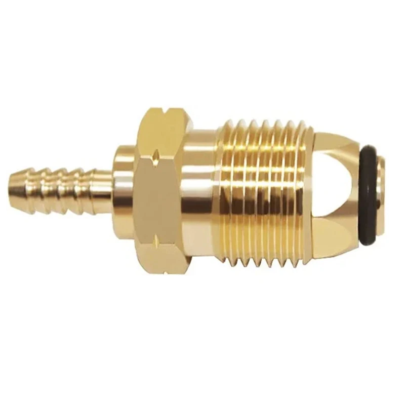 Soft-Nose-Propane-Gas-Tank-Adapter-Replacement-Accessories-With-1-4Inch-Hose-Barb-LP-Tank-Adapter.jpg Puha Orr Propán Gáztartály -Adapter Csere Kiegészítők 1/4 Hüvelykes Tömlővel Barb Lp Tartály Adapterrel - Image 2
