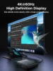 ORICO M.2 NVMe SSD Case 10 in 1 USB C Docking Dtation with PD100W Charging Ethernet 4K60Hz HDMI-com 3.5mm Audio Volume Control 3