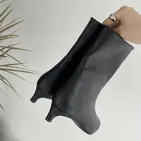 Eilyken Fashion Pointed Toe Women Ankle Boots Ladies Slim Short Shoes Low Heels Party Dress Pumps Winter Autumn Zapatos Mujer - Image 4