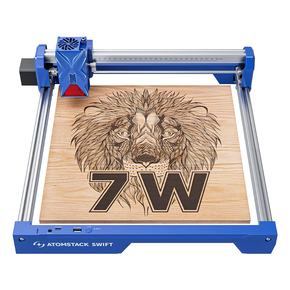 ATOMSTACK New A10 Pro V2 10W Laser 0.01mm High Precision Engraving Cutting Machine Metal Wood Leather CNC Cutter Engraver