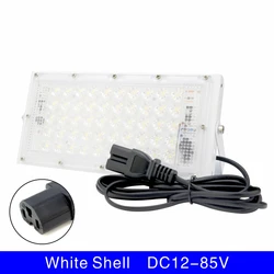 Portable 50W LED Floodlight with Battery Connection - Outdoor Security Spotlight (Cool White(5500 - 7000K))