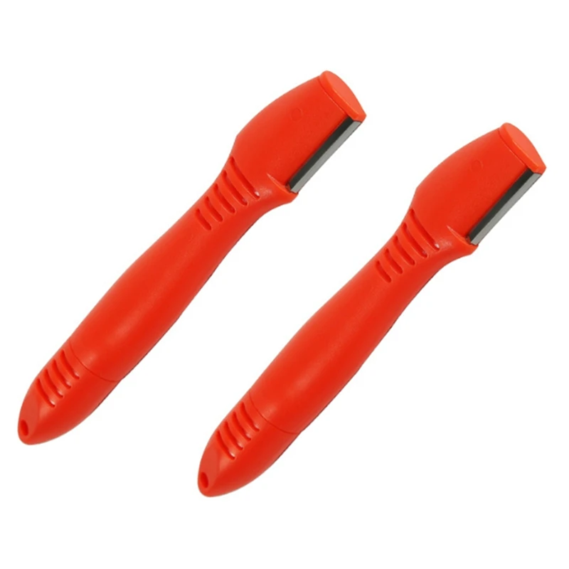 

Universal Pocket Blade Sharpeners In Durable Tungsten Steel Alloy Multipurpose Garden Tool For Enhanced Pruning 2 Pcs