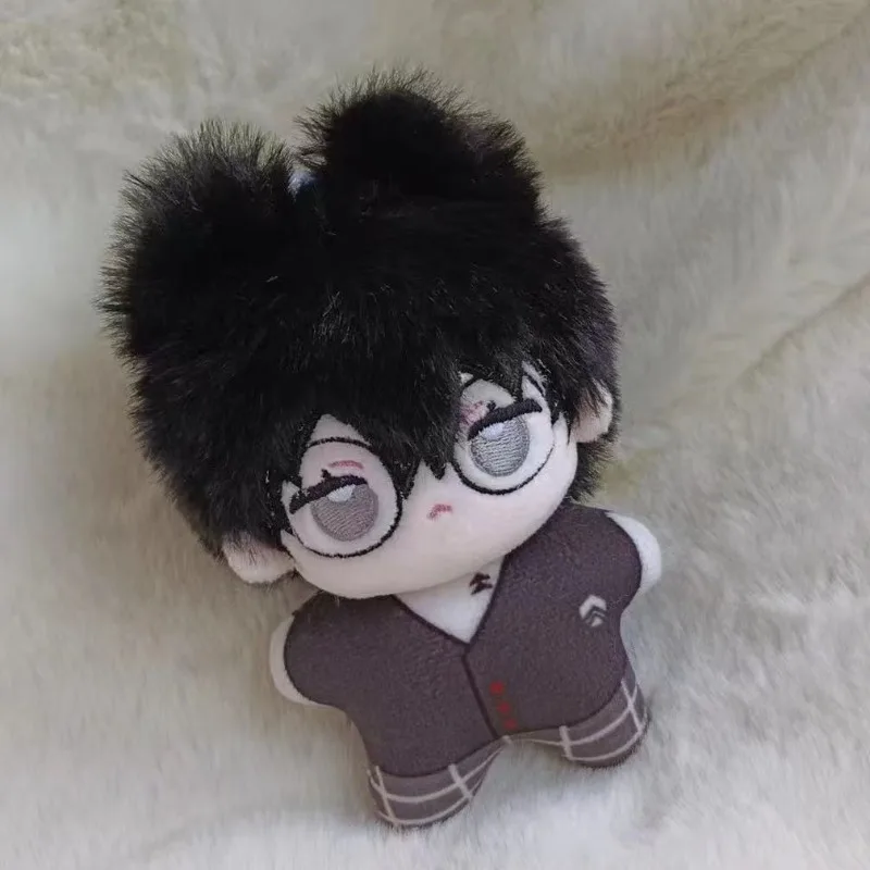 

10CM Game Anime Persona 5 Cosplay Akechi Goro Amamiya Ren Soft Plush Adorable Backpack Pendant Key Chain Gifts