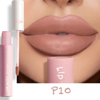 Velvet Matte Lipstick Lasting Waterproof Lip Cream Pigment Nude Pink Lipgloss Mousse Matte Moisturizing Lipstick Beauty Cosmetic