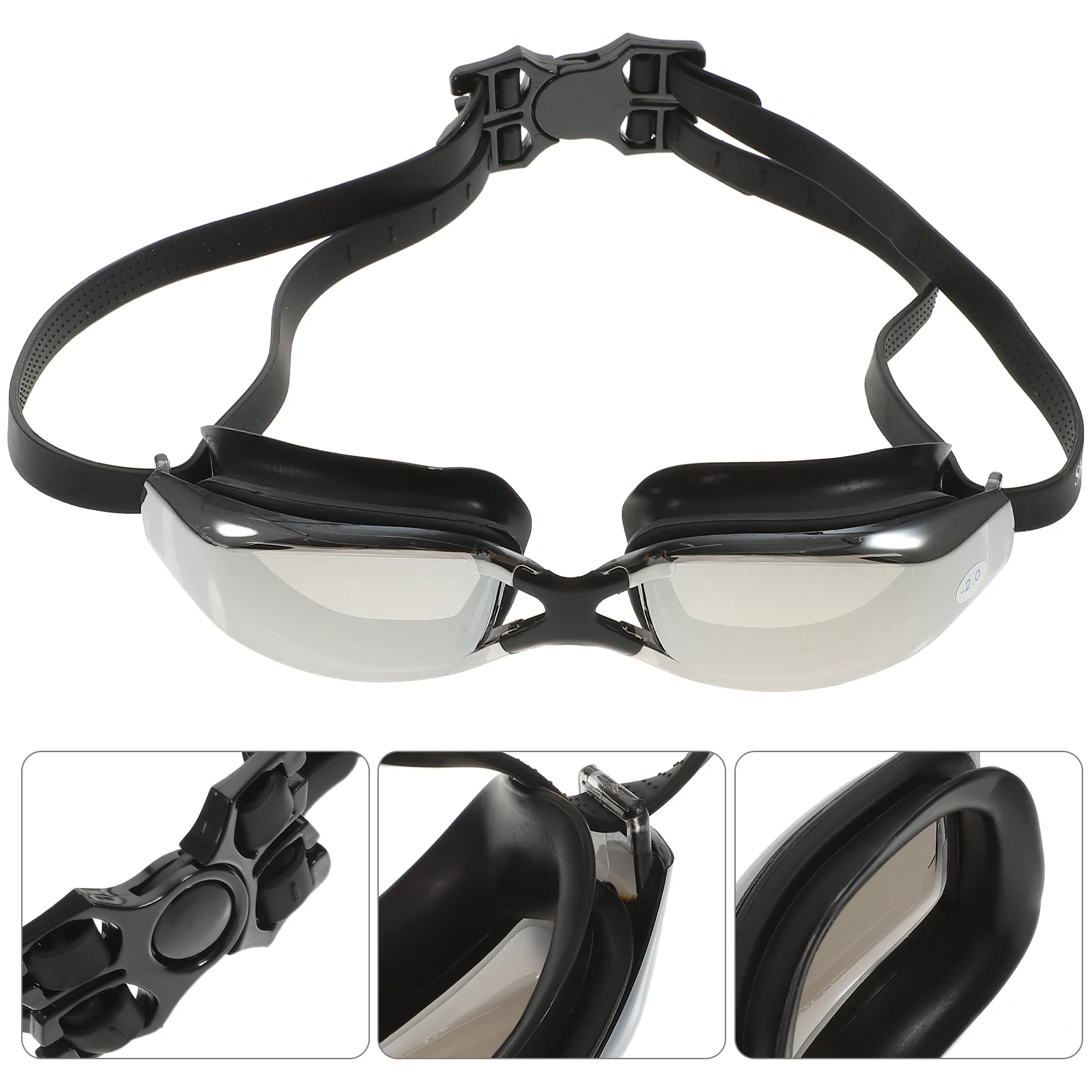 

Myopia Swimming Goggles Anti-fog Equipment Glasses Adult Swimwear Shortsighted PC and Women