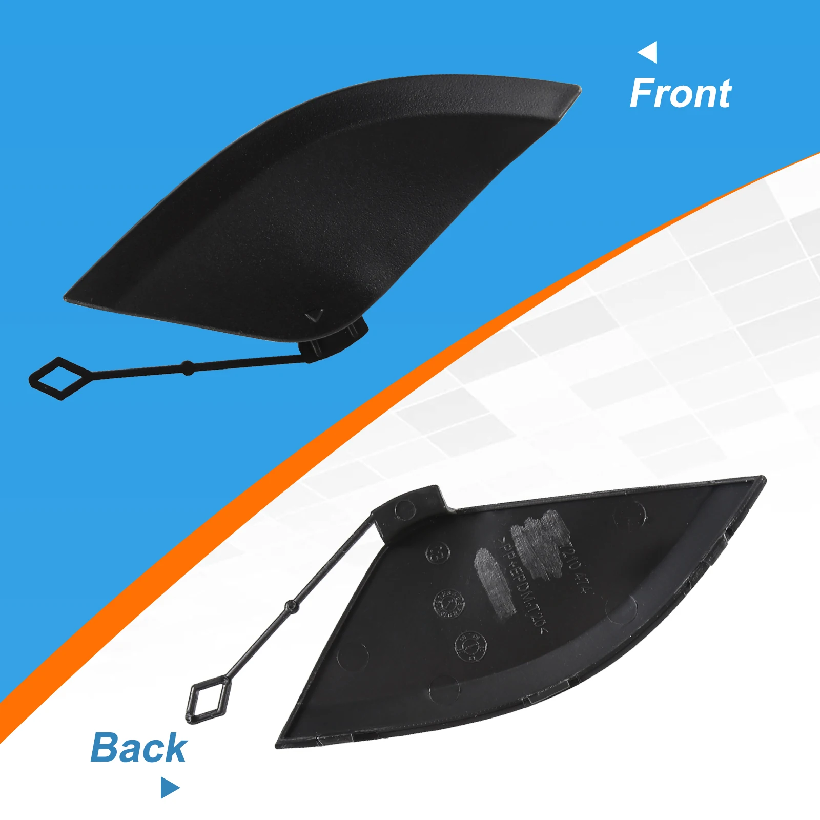 Car rear bumper hook cover Front Bumper Tow Hook Cover Cap Towing Eye For BMW X3 F25 Accessories 2011 2012 2013 2014 Right Passenger Side